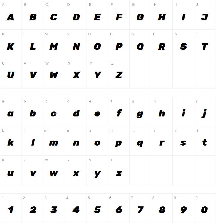 rubik字体