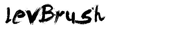 levBrush字体