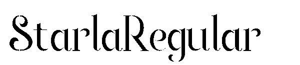 StarlaRegular字体