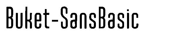 Buket-SansBasic字体