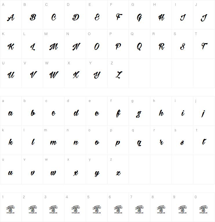 Milasian Thin字体