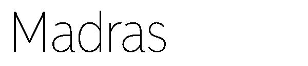 Madras字体
