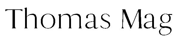 Thomas Mag字体