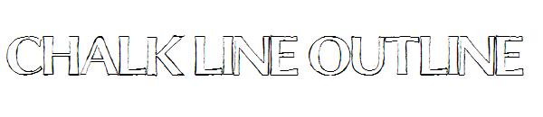 Chalk Line Outline字体