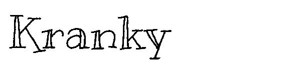 Kranky字体