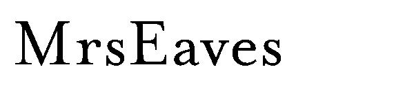 MrsEaves字体