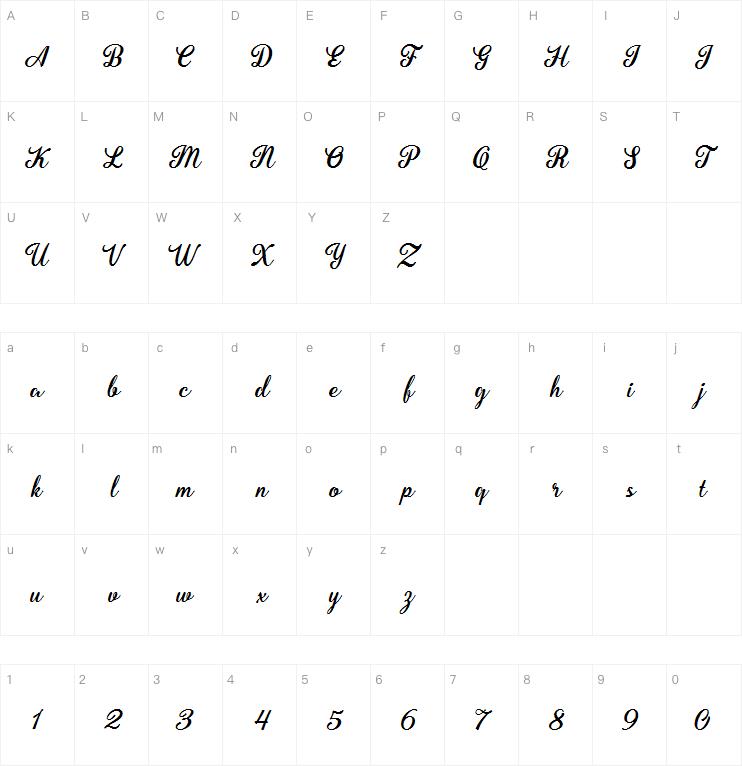 Fadilla字体