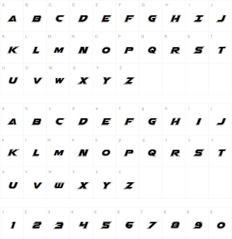 AirstrikeAcademy字体