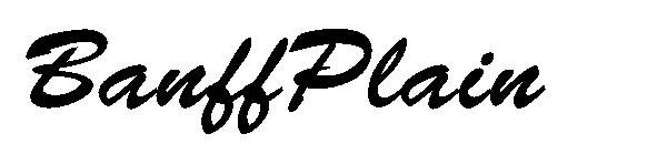 BanffPlain字体