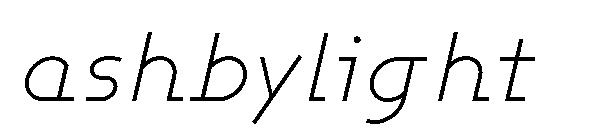 ashbylight字体