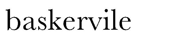 baskervile字体