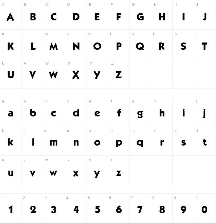 BakerNormal字体