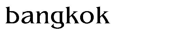 bangkok字体