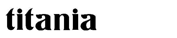 titania字体