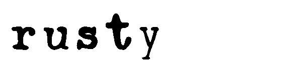 rusty字体