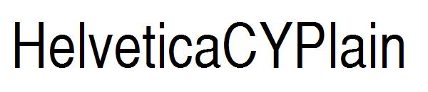 HelveticaCYPlain字体