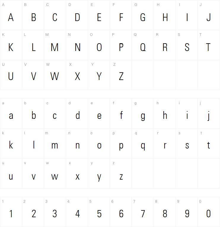 PartnerCondensed字体