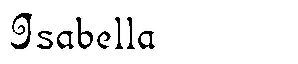 Isabella字体