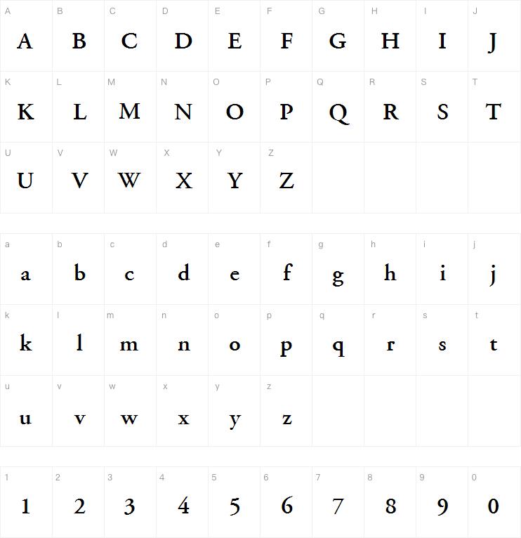 AGaramondLT字体