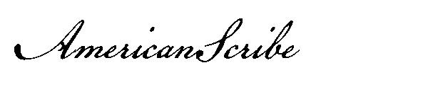 AmericanScribe字体