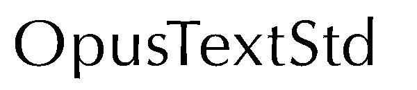 OpusTextStd字体