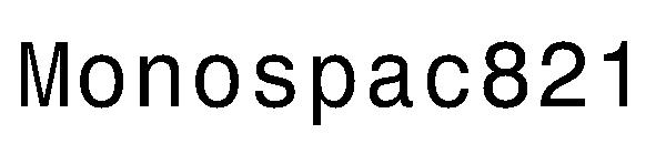 Monospac821字体