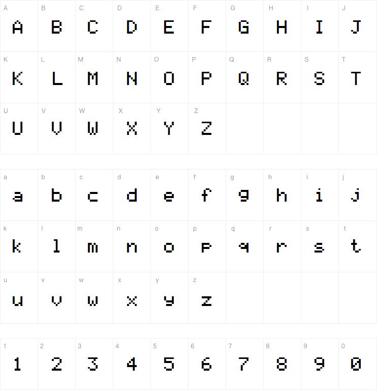 CARELTERM字体