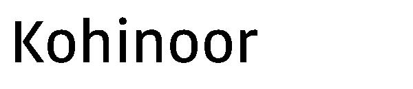 Kohinoor字体