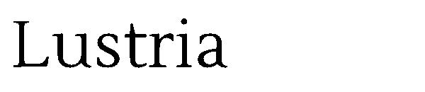 Lustria字体