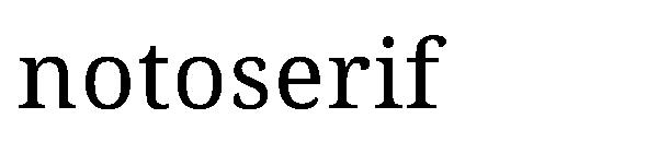 notoserif字体