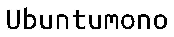 Ubuntumono字体