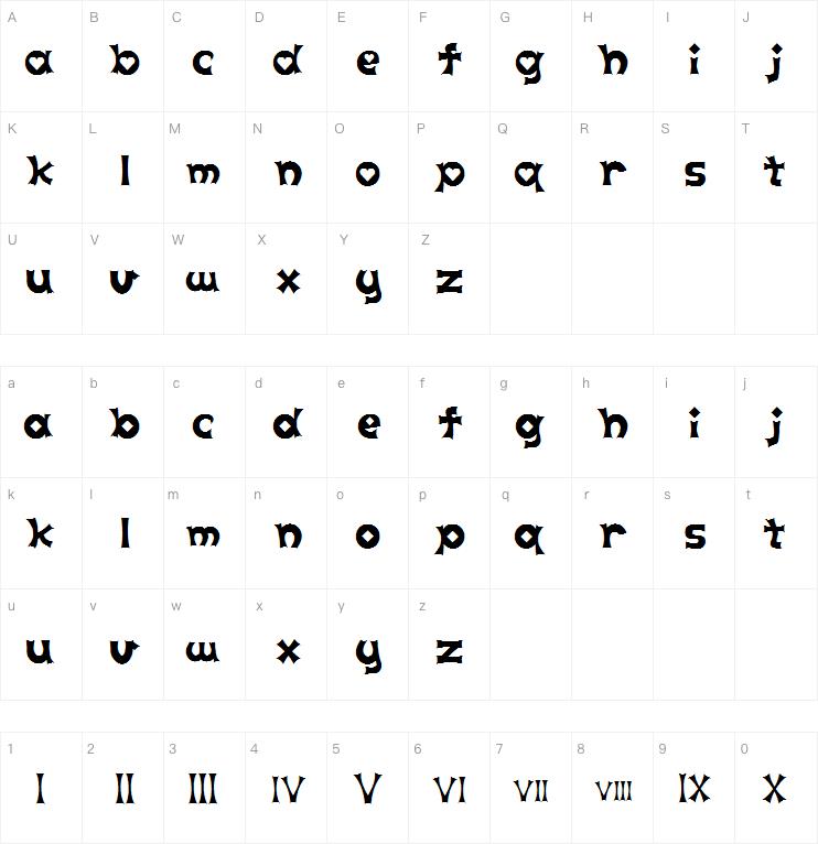ROMATIC字体