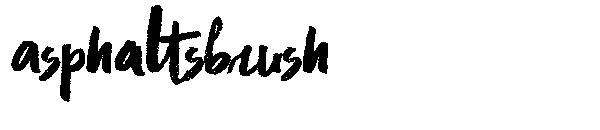 AsphaltsBrush字体