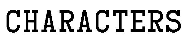 characters字体