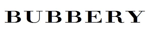 bubbery字体