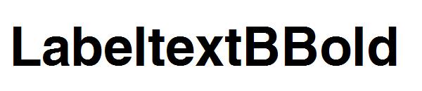 LabeltextBBold字体