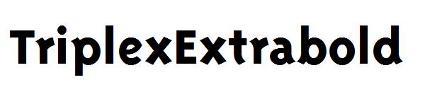 TriplexExtrabold字体