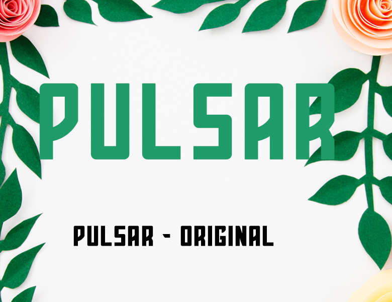 Pulsar字体