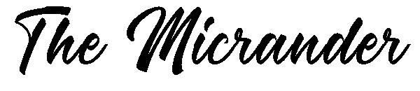 The Micrander字体