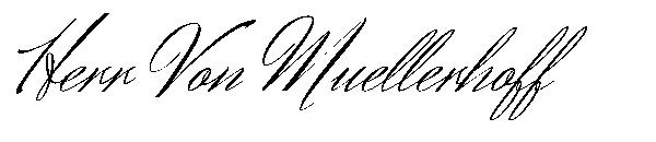 Herr Von Muellerhoff字体