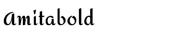 Amitabold字体