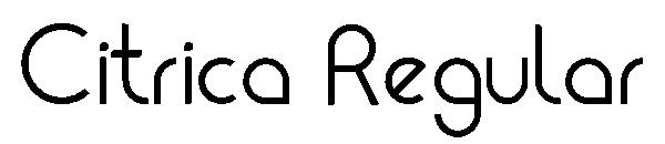 Citrica Regular字体