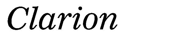 Clarion字体