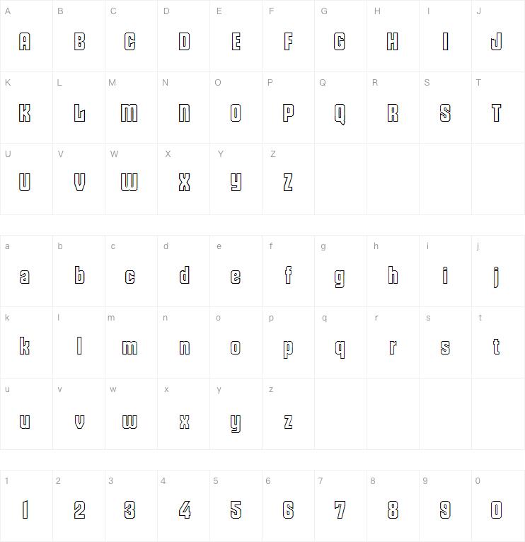 OthelloOutline字体