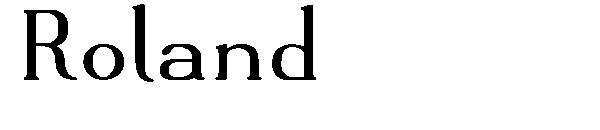 Roland字体