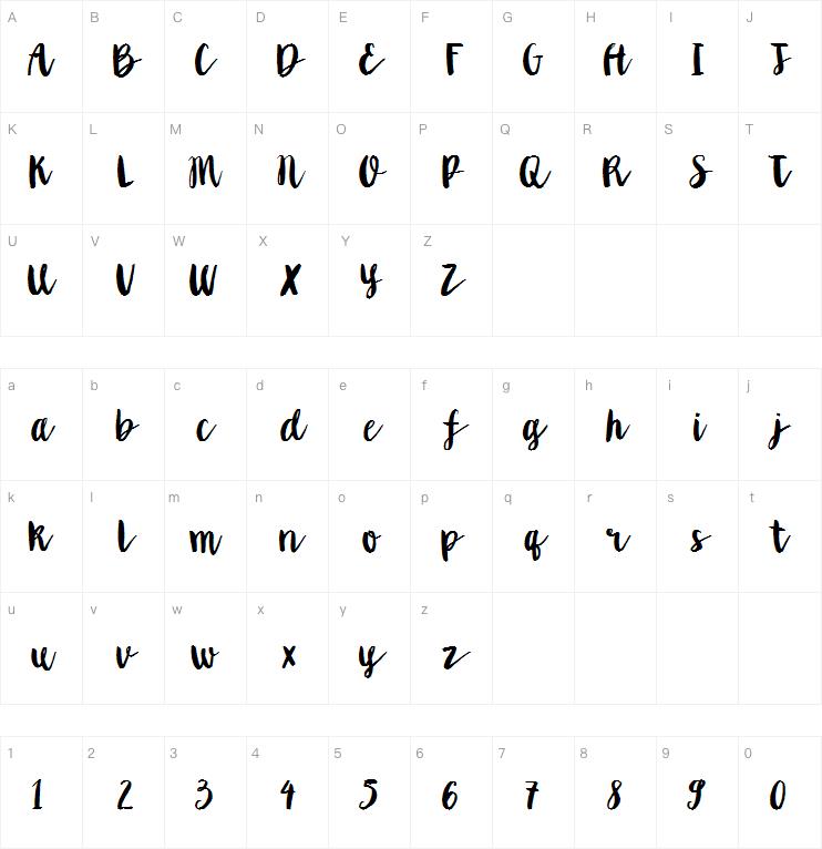 bohemienne字体