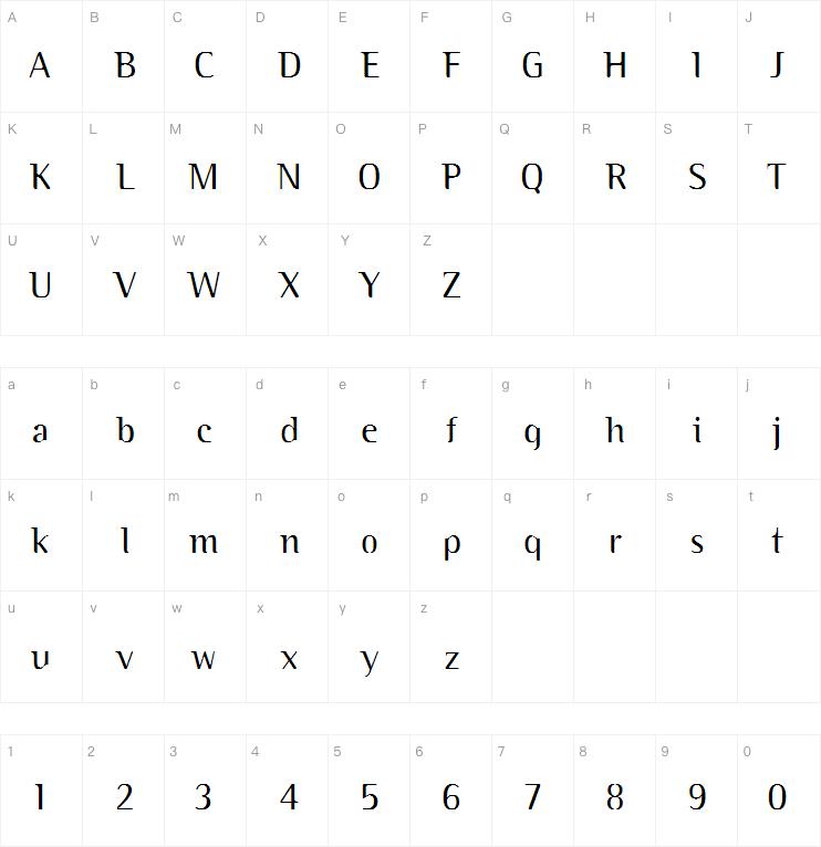 binaryitclight字体
