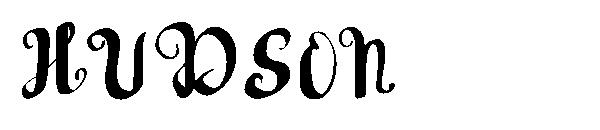 HUDSON字体