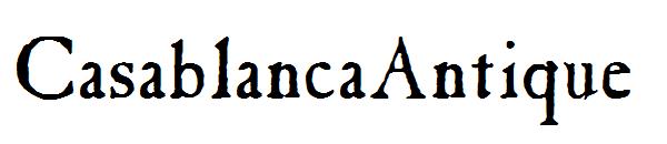 CasablancaAntique字体