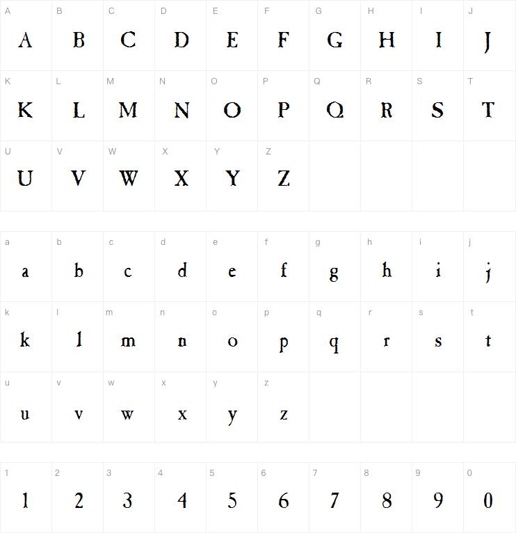 CasablancaAntique字体